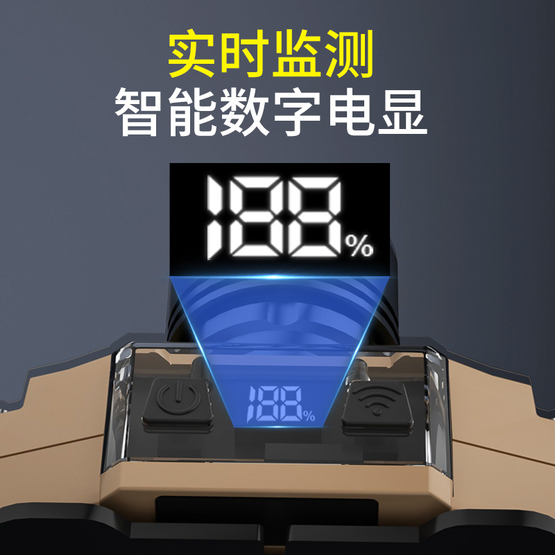 Transfronterizo nuevo faro multifuncional al aire libre impermeable brillante noche LUZ DE PESCA iluminación de emergencia luz de trabajo FARO portátil