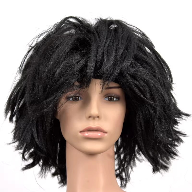 Черный парик