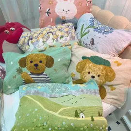 枕巾;毛巾被;毛巾毯