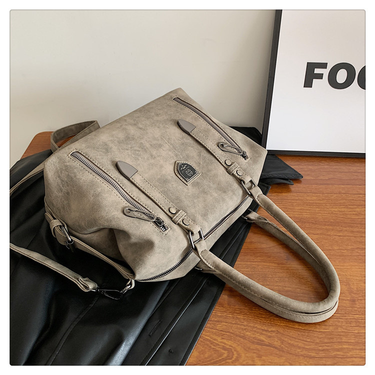 New cross-border foreign trade women's bag 2024 Retro casual handbag, European and American trend single-shoulder crossbody bag, tote bag for women undefined