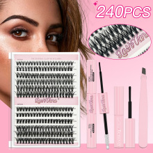DIYLash热销分段式假睫毛浓密卷翘混合套装大容量睫毛书爆款新款