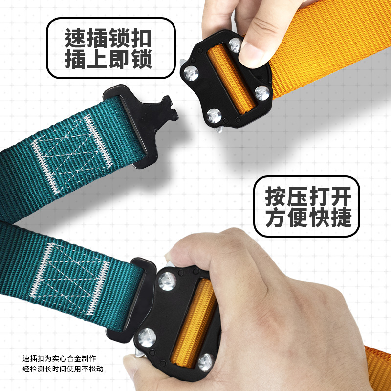 Cinturón de seguridad de inserción rápida de cinco puntos de todo el cuerpo anti-caída de trabajo aéreo multipunto de colgar aire acondicionado instalado cinturón de seguridad eléctrico