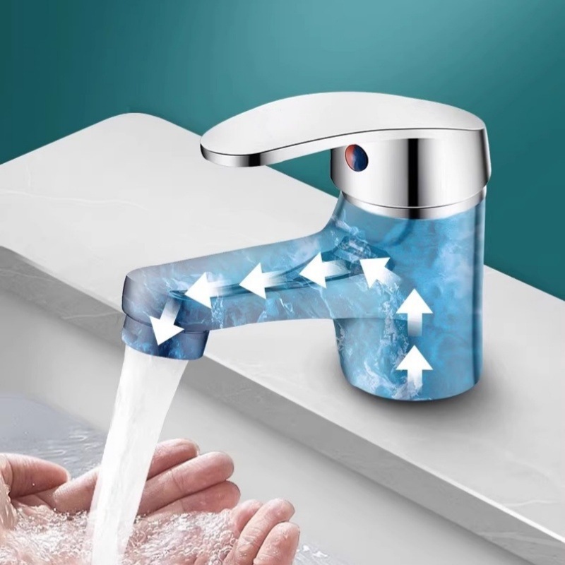 Bajo baños bajos lavabo de agua caliente y fría lavabo de lavabo de baño doméstico lavabo único lavabo frío grifo bajo