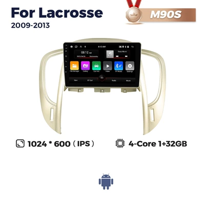 Suitable for Buick Lacrosse 2009-2013 Buick Lacrosse Car Large Screen Android Central Control Navigator (DVD Navigation) - m90s-132-quad-core-wifi-version