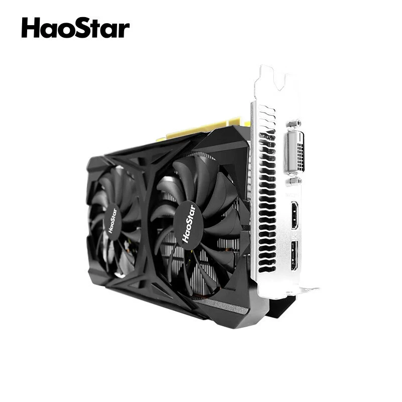Графическая карта Haostar GTX 1660 Super 6GB GDDR6, система охлаждения с двумя вентиляторами, производительность для игр в 4K и офиса