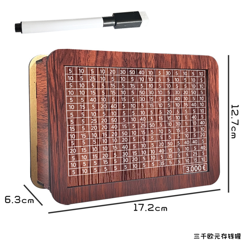 인쇄 버전 3,000유로에는 지울 수 있는 펜이 함께 제공됩니다.