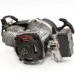 Mini motorcycle accessories 49CC small racing bike small off-road motorcycle hand-pull start two-stroke gasoline engine