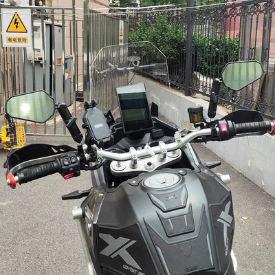 Motorcycle rearview mirror RX600 RX500 modified foldable