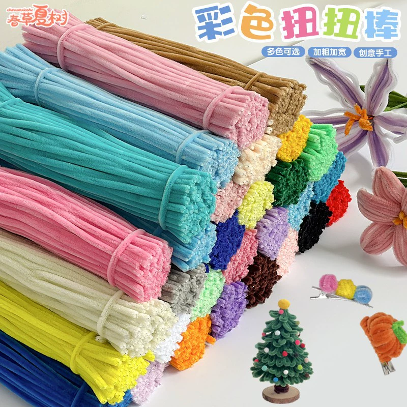 Ультра-плотная зашифрованная палочка для скручивания корней волос, новый специальный высокоплотный нелиняющий монохромный букет цветов, ручная работа, комплект материалов «сделай сам»