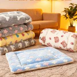 猫窝冬季保暖宠物冬日睡垫猫垫子睡觉用冬加厚狗垫子猫咪毛毯狗窝