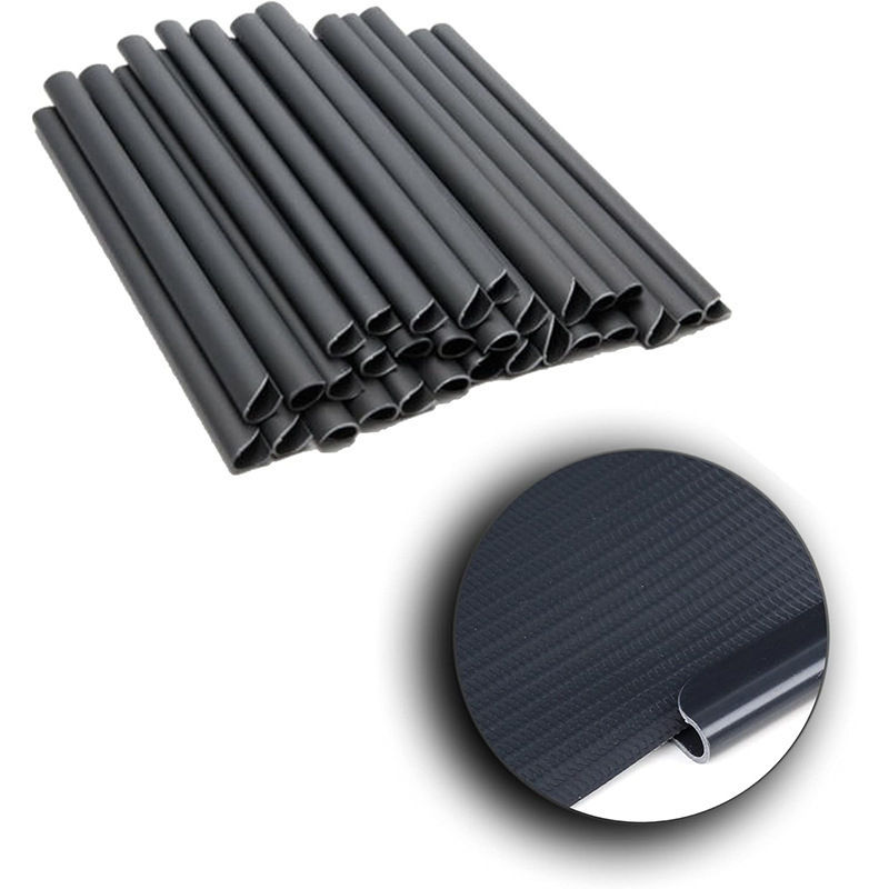 Privacy Screen Clip Rod Pvc Mounting Clip Garden Fence Fixing Clip Strip Privacy Screen Strip for Double Rod Cushion