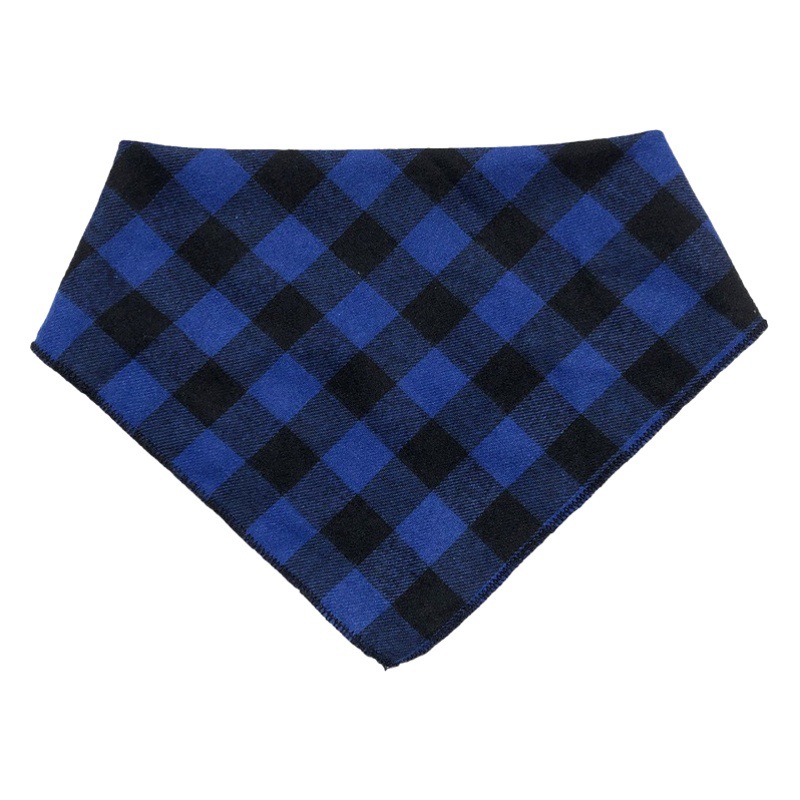 Amazon's Best Selling Pet Plaid Triangle Scarf Saliva Scarf Dog Birthday Triangle Scarf Bib Pet Birthday Hat