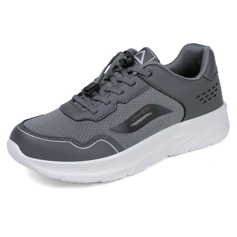 Calzado deportivo de primavera para personas de mediana edad y ancianos Zapatos para caminar para personas mayores transpirables y antideslizantes para hombres