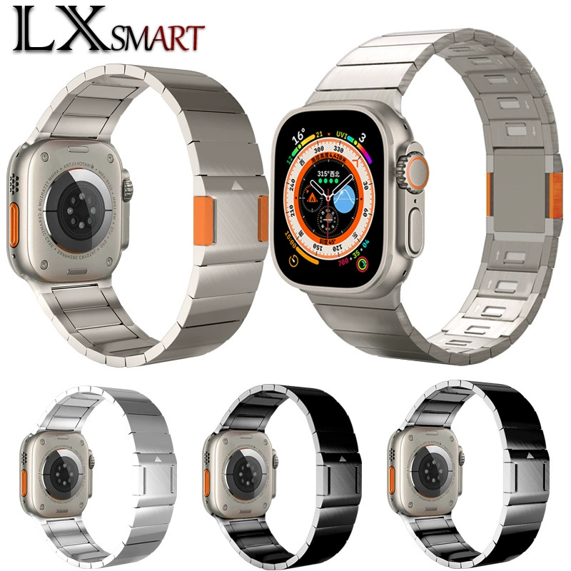 Применимый новый яблоко скольжение разборки с магнитной пряжкой Apple watch10 ultra из нержавеющей стали металлическая ручная разборка