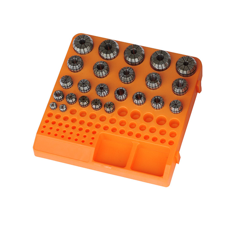 加厚刀具配件刀杆放置架 钻头铣刀筒夹夹头刀片整理存储盒收纳盒