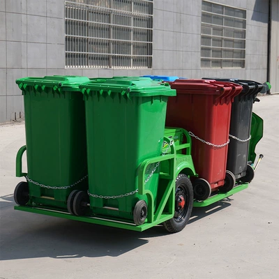 Elektrik zibil maşınları Bin Classification Sanitation Cleaning Vehicle