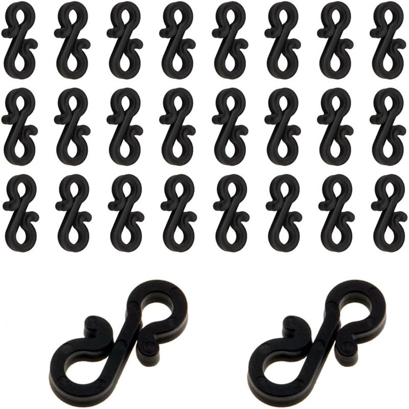Cross-border Amazon plastic drainage trough hook, S-shaped clip, suitable for Christmas lights, tree light hooks for outdoor decoration Cross-border Amazon plastic drainage trough hook, S-shaped clip, suitable for Christmas lights, tree light hooks for outdoor decoration