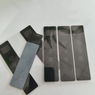 Make brown PC semi-transparent black liquid crystal panel acrylic digital display lens touch key cover plate
