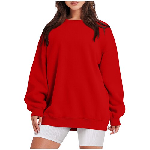 2025 Ladies Round Neck Casual Fashion Long Sleeve O-Neck T-Shirt