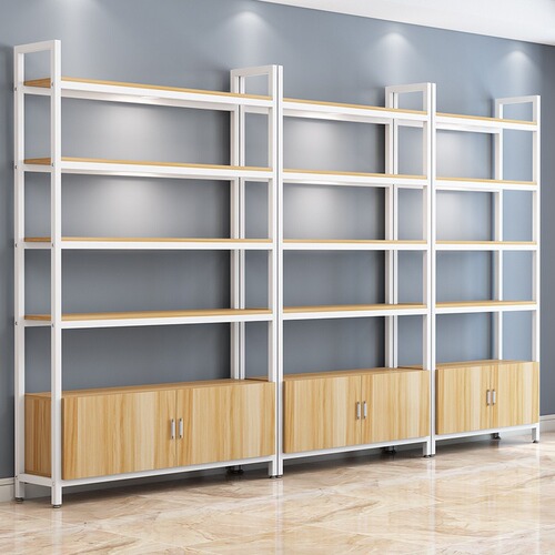 Wholesale supermarket shelves, convenience store snack displays, mother-and-baby shop racks, beauty salon storage units, and multi-tiered storage cabinets