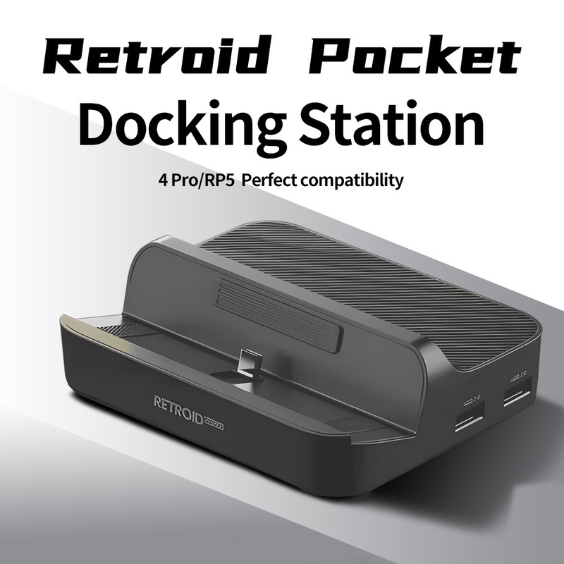Retroid Pocket 5 handheld console dedicated docking station RP4 RP5 RP4PRO 7-in-1 game console DOCK