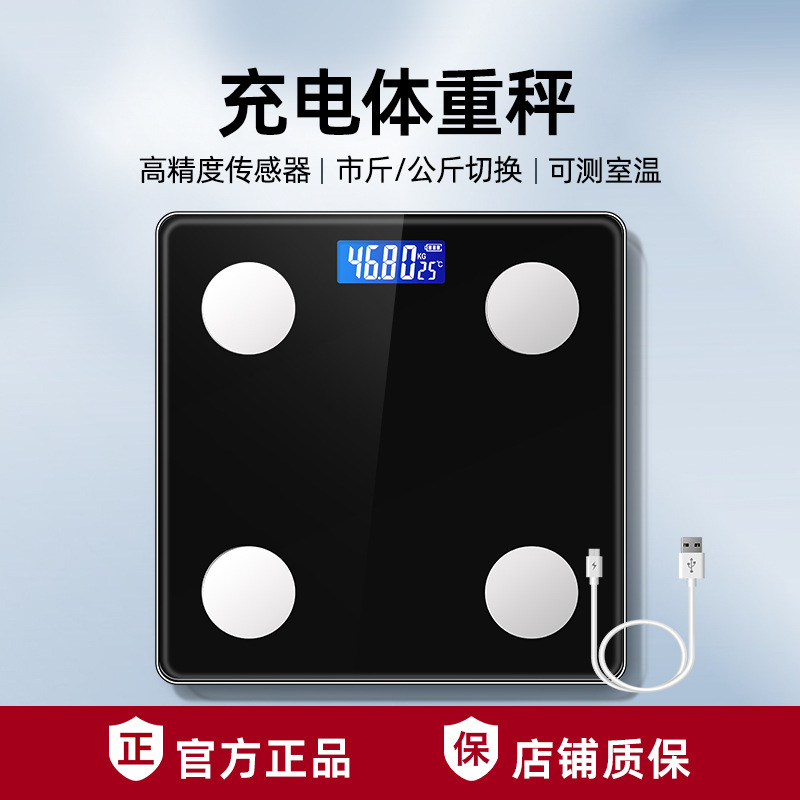 Black rechargeable scale