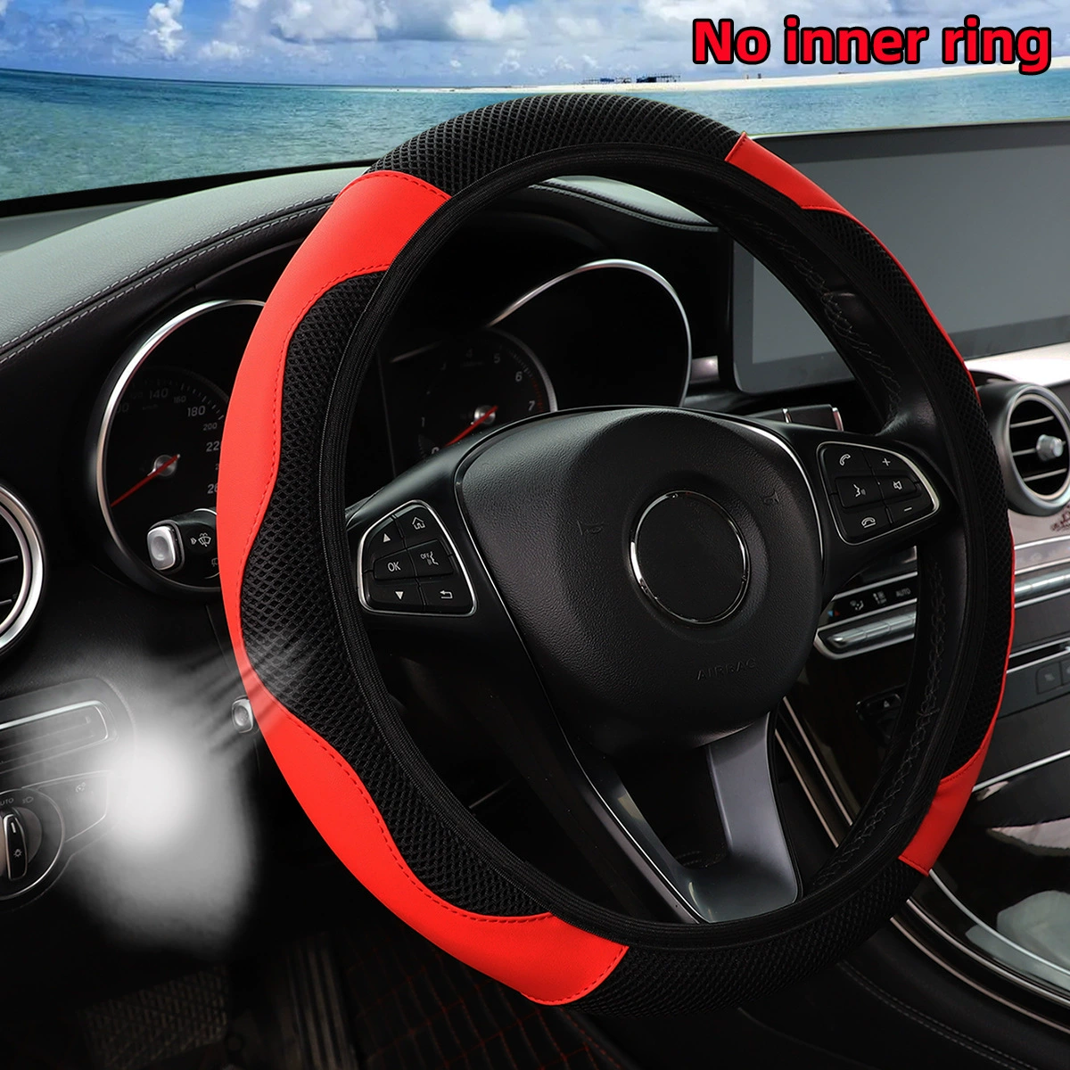 Углеродное волокно сетчатая версия автомобиля без внутреннего круга, эластическая рулевое колесо