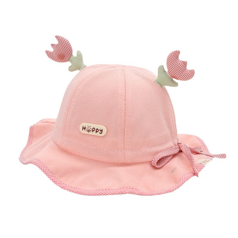 Sombrero de bebé primavera y otoño bebés lindos super lindos flores sombrero de pescador niñas sombrero de sombrero de sombrero ajustable