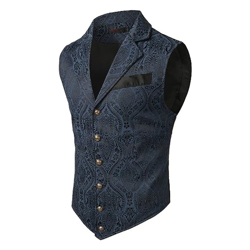 Suit, vest, retro dress, slim fit 2
