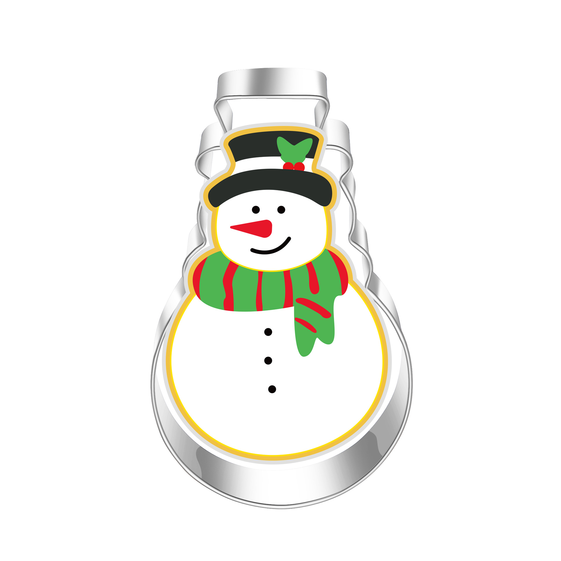 Acero inoxidable molde de galletas de Navidad árbol de Navidad Santa Claus copo de nieve alce Amazon Fuente de la fábrica de comercio exterior