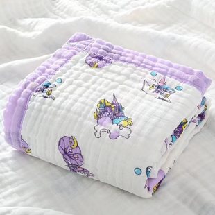 6-слойное хлопковое летнее одеяло для новорожденных детей, летнее тонкое одеяло для детского сада, марлевое одеяло для сна для младенцев
