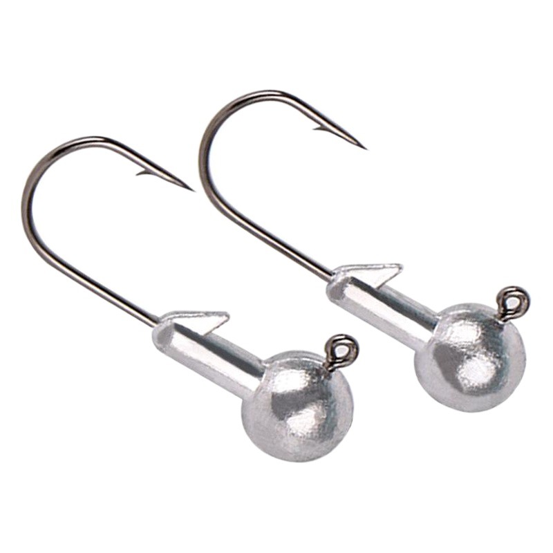 Nude color lead head hook sharp fishing hook Eagle mouth hook pointed Luya accessories Soft Bait hook natural color lead head hook bulk wholesale