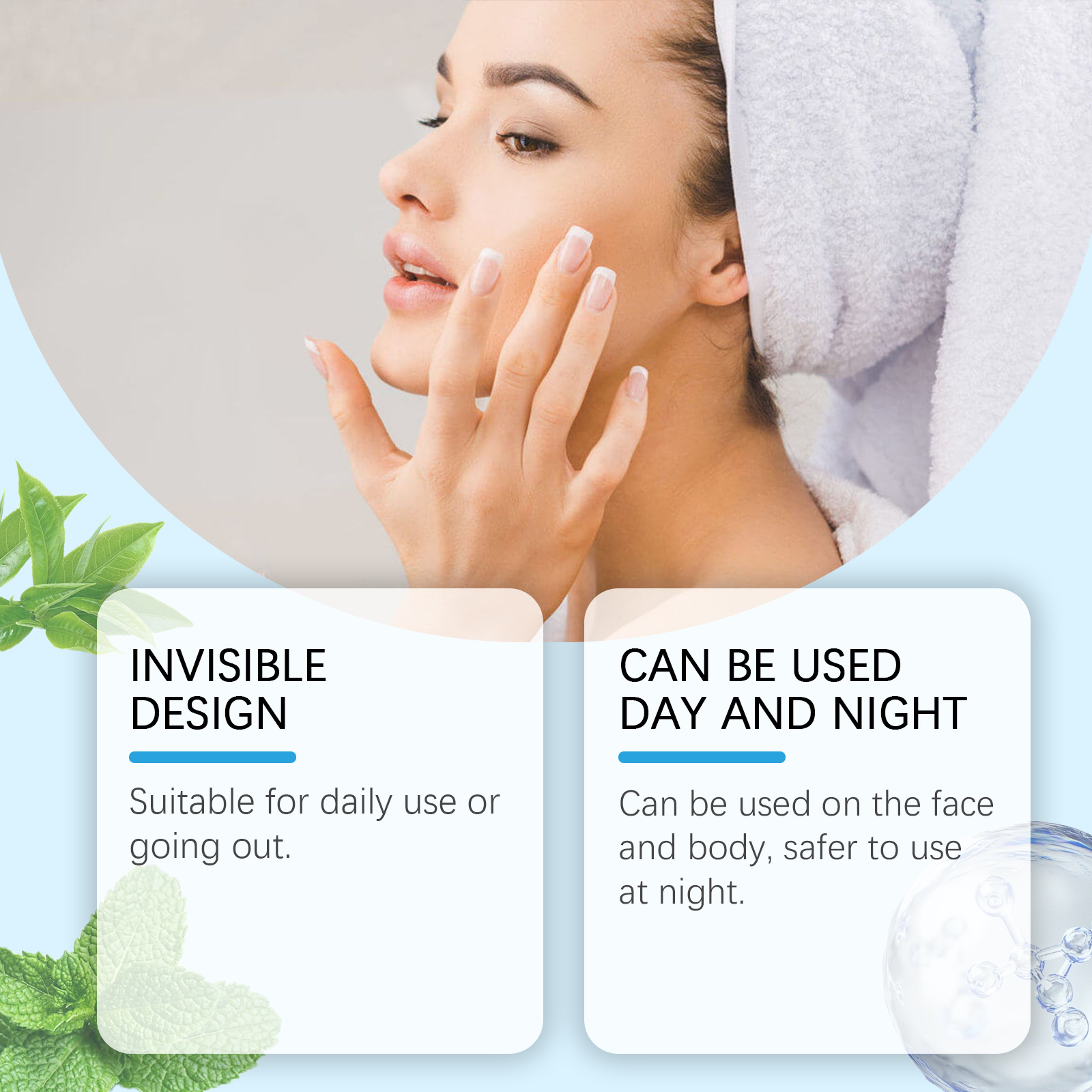 Soft nutritious handheld acne patch from black spots for face