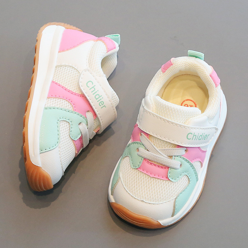 2024 otoño nueva zapatilla de deporte de los niños zapatos para correr estilo coreano niñas zapatos de entrenamiento alemán zapatos de bebé niño