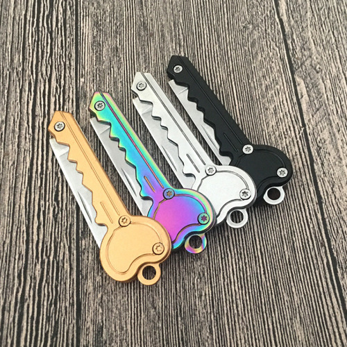 Outdoor Mini Pocket Knife Portable Key Knife Foldable Pocket Knife Outdoor Foldable OK Keychain Small Foldable Knife Wholesale