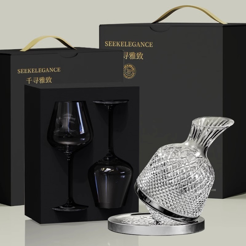 勃艮第红酒杯对杯高脚杯礼盒套装2个装乔迁伴手礼|undefined