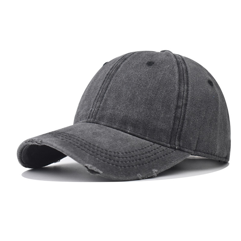 Lavados transfronterizos para hacer viejos gorros de béisbol agujeros de alta calidad, gorras de alta calidad de moda para hombres y mujeres