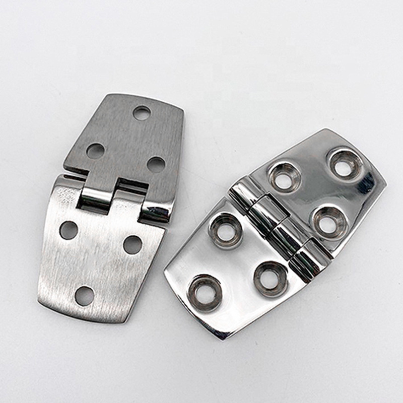 Bisagra de acero inoxidable 316 para puertas plegables, bisagra plegable simétrica de seis orificios de 38*76 mm para puertas plegables, accesorios de ferretería marina. image 6