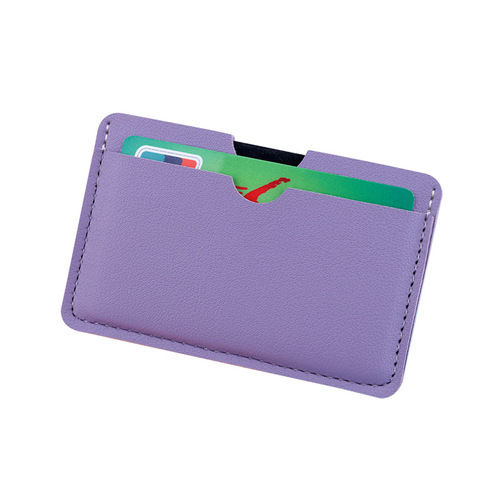 Ladies' Ultra-Thin Bank Card Holder with ID Slot, Compact 3-Card Capacity, Unisex