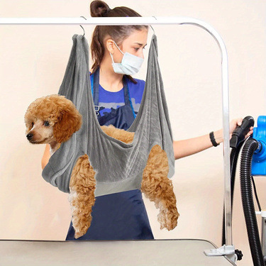 Small and Medium-Sized Cats and Dogs Nail Trimming Care Bathing Cleaning Ear Grooming Auxiliary Bag Pet Grooming Hammock