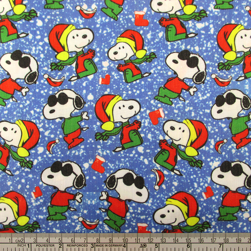 Perro Snoopy impresión de dibujos animados 100% tela de algodón DIY ropa hecha a mano bolsa, 1Yc55667
