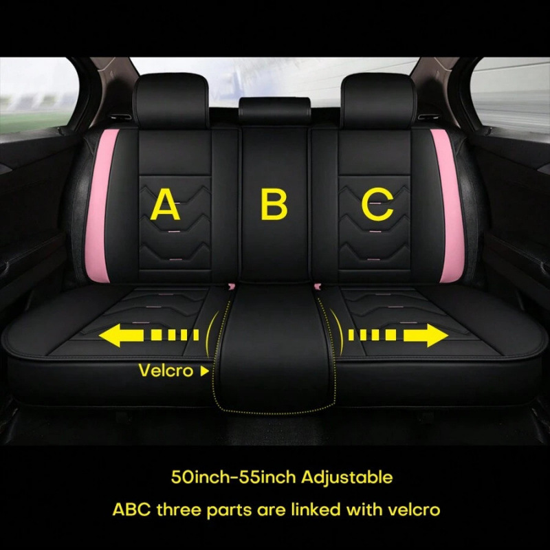 2026 J4625 almacenamiento en el extranjero TEMU nuevo asiento transfronterizo conjunto completo de cubiertas de asiento delantero y trasero de cuero