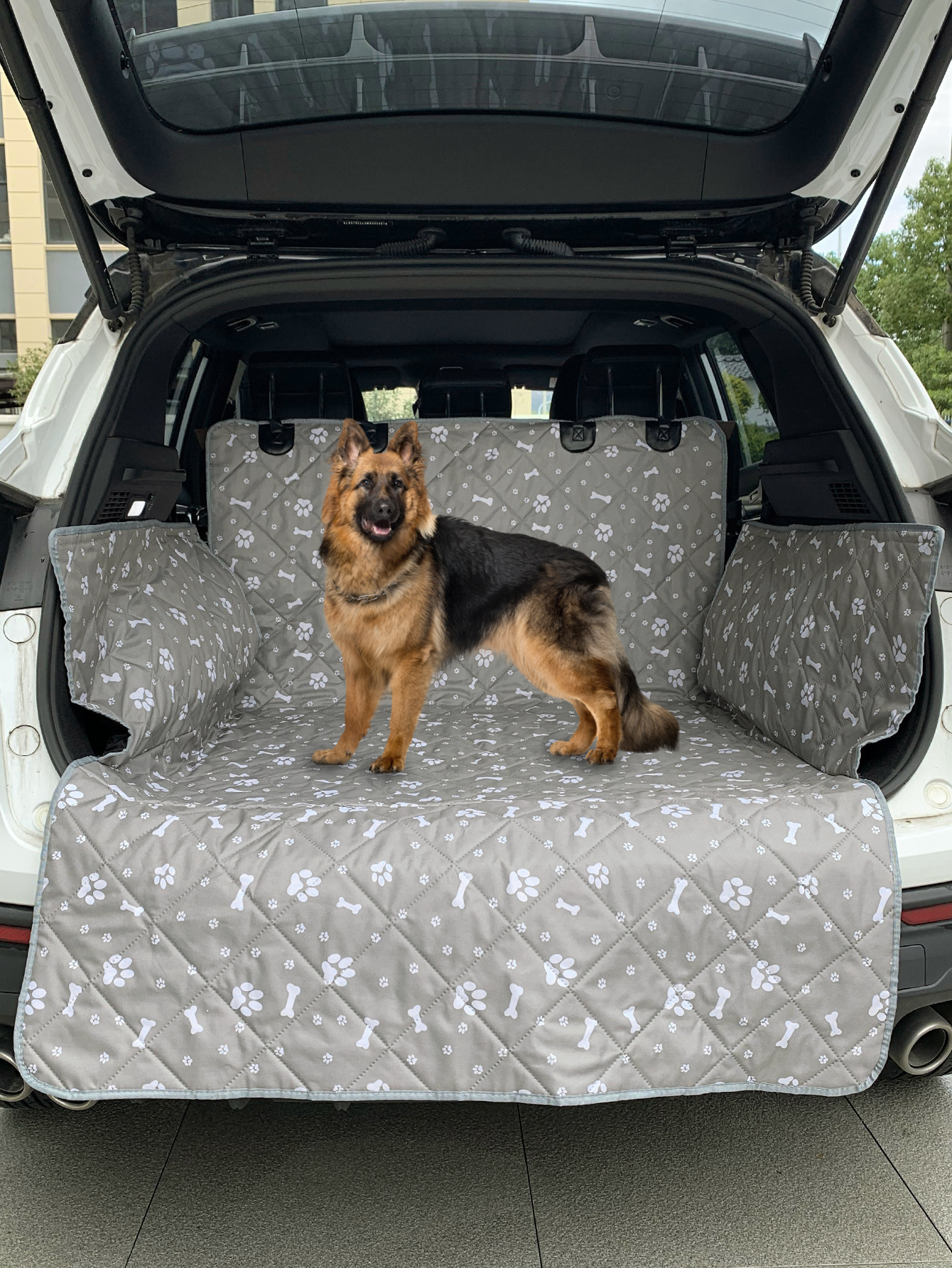 Cross-Border Popular Trunk Dog Mat Waterproof Suv-Car Pet Mat Waterproof Rear Car Pet Car Mat