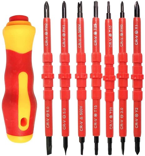 7-in-1 electrician multi-purpose multi-specification screwdriver set dual-purpose screwdriver repair tool set