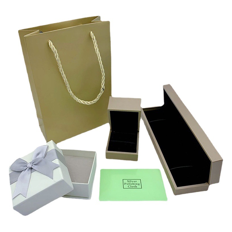 Caja de Regalo de Alta Gama con Certificado Detectable, Caja de Joyería de Alta Gama para Dropshipping, Caja de Regalo Portátil Personalizable para Anillos y Pulseras