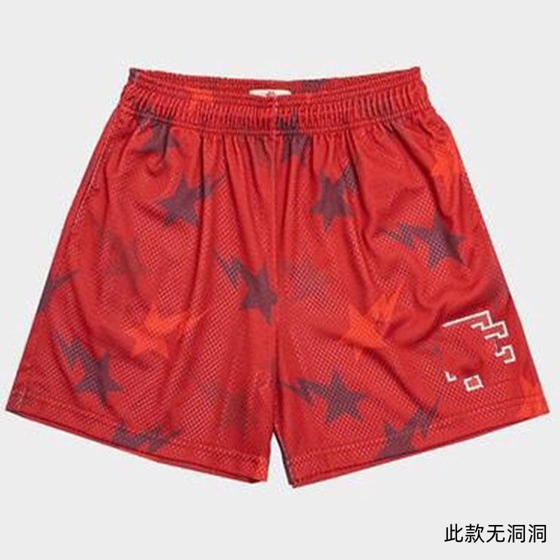 Pantalones deportivos estadounidenses para hombres y mujeres, pantalones de acondicionamiento de verano, pantalones de malla transpirables, sueltos, secos rápidos, pantalones de pareja.