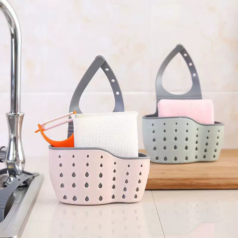 Double-layer sponge drying rack, hanging organiser, swimming pool, storage system