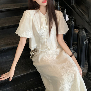 雪纺连衣裙女夏