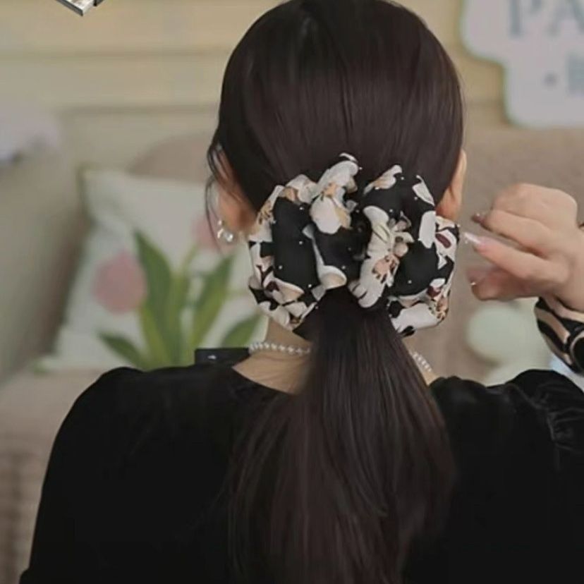 2023 new non-metallic synthetic zircon hair accessories [Qiu Ting] fashionable elegant portable romantic headdress balls