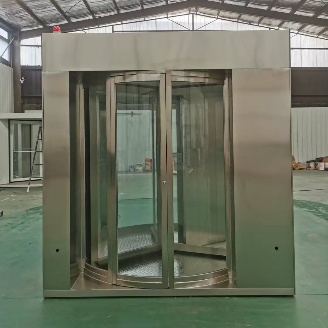 不锈钢单向门全高转闸人脸识别门禁全高闸机人行通道单向旋转闸门